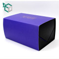 Fashion Purple Color Design Watch Box Of EVA Tray With Paper Over